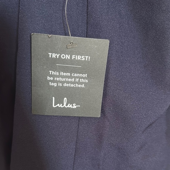 Lulu's Blue Sleeveless Sheath Midi Dress for Work - Picture 8 of 9
